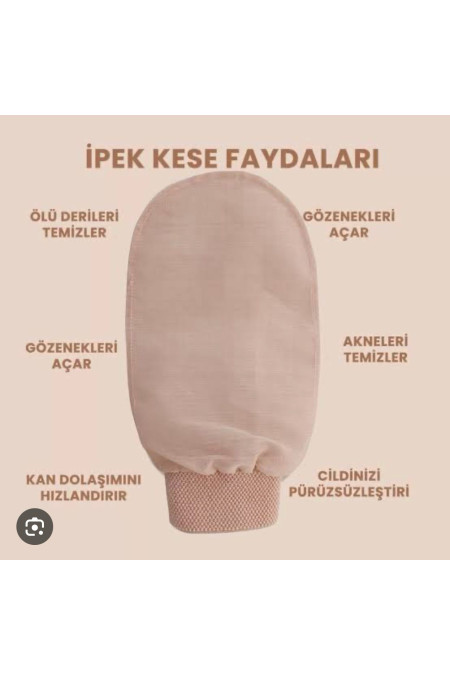 ipek vücut ve yüz kesesi 2'li takım