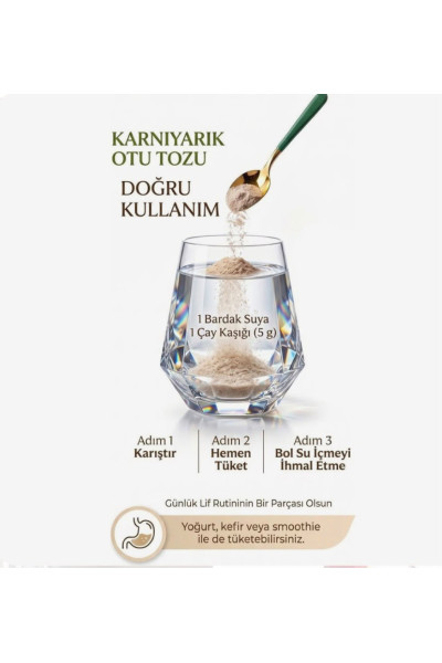 KARNIYARIK OTU TOHUMU TOZU 100ğr
